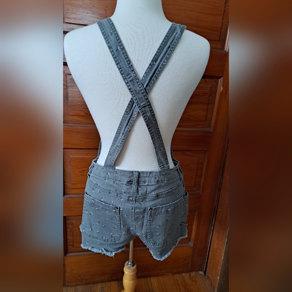 Arizona Jeans Co Overall Shorts Size M - Picture 2 of 6
